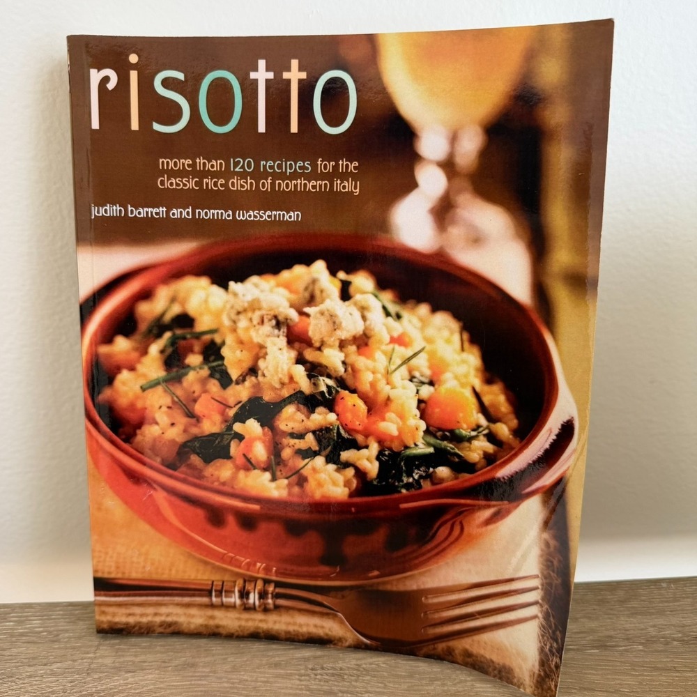 Wiley Risotto Cookbook Unisex OS Brown Excellent Italian Rice‎ Recipes Barrett